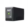 Nepertraukiamo maitinimo šaltinis Line-Interactive Green Cell 6,5 kVA, 360 W, 2 AC lizdai, 12 V 7 Ah VRLA, USB, bokštas, juodas