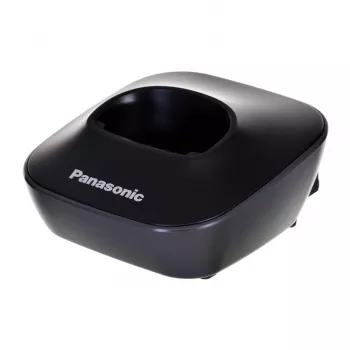 DECT belaidis telefonas Panasonic KX-TG1611, juodas, 1,9 GHz, 1,25 colio ekranas, iki 15 h pokalbio, 50 kontaktų telefono knyga