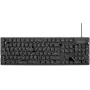 Renkforce RF-3561816 klaviatūra USB + PS/2 QWERTZ vokiška juoda (RF-3561816)
