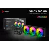 SAVIO VELOX 360 mm skysčio aušintuvas procesoriui su ARGB apšvietimu
