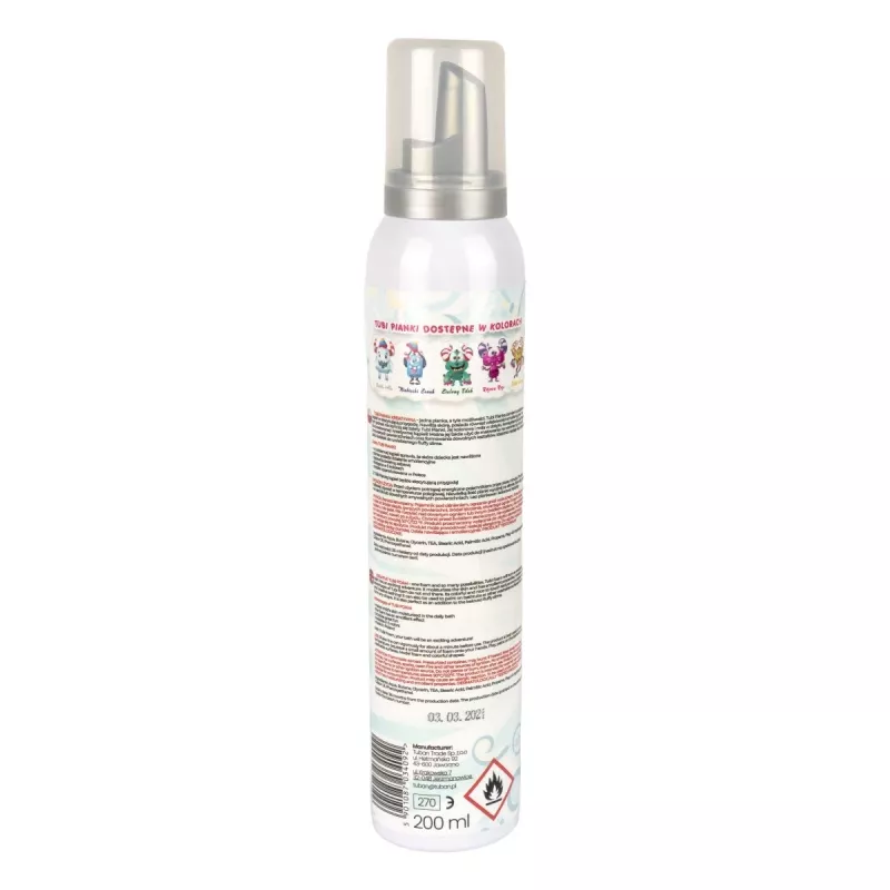 Vonios putų žaislas Tuban TUBI FOAM WHITE 200 ml