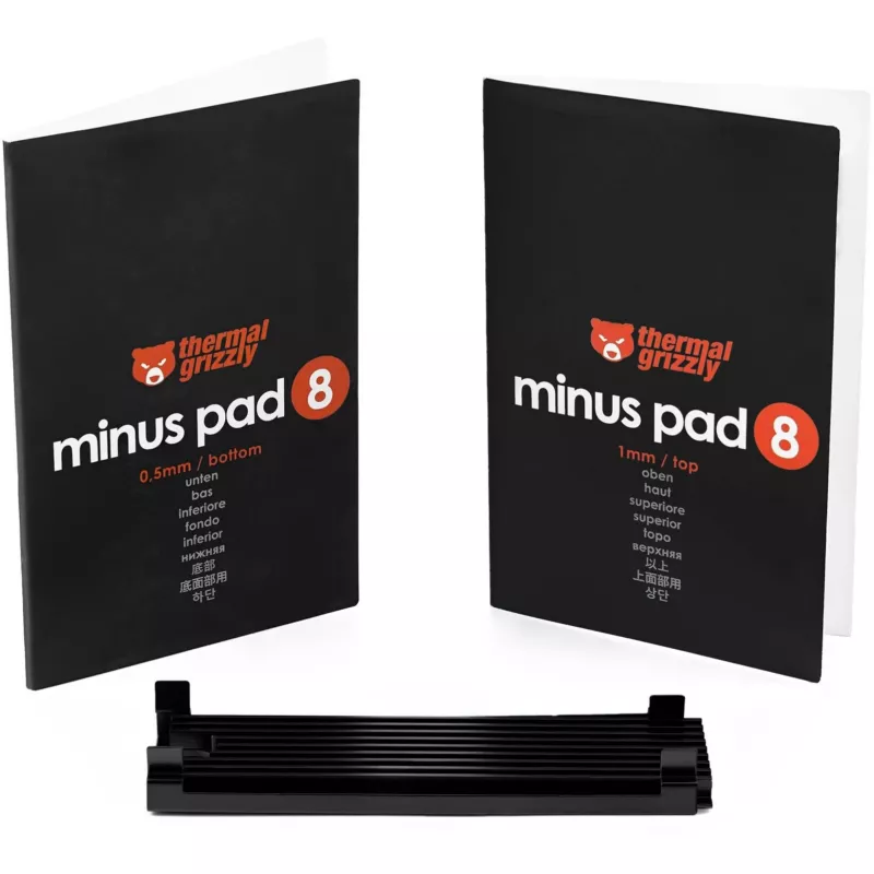 Terminis radiatorius M.2 SSD Thermal Grizzly TG-M2SSD-ABR juodas