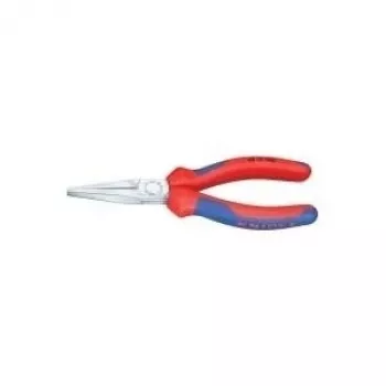 Knipex ilgasnapės replės, bendras ilgis 140 mm, forma 1, daugiakomponentės rankenos