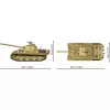 Konstrukciniai blokeliai Panzer V Panther G Pudel 1133 detalės