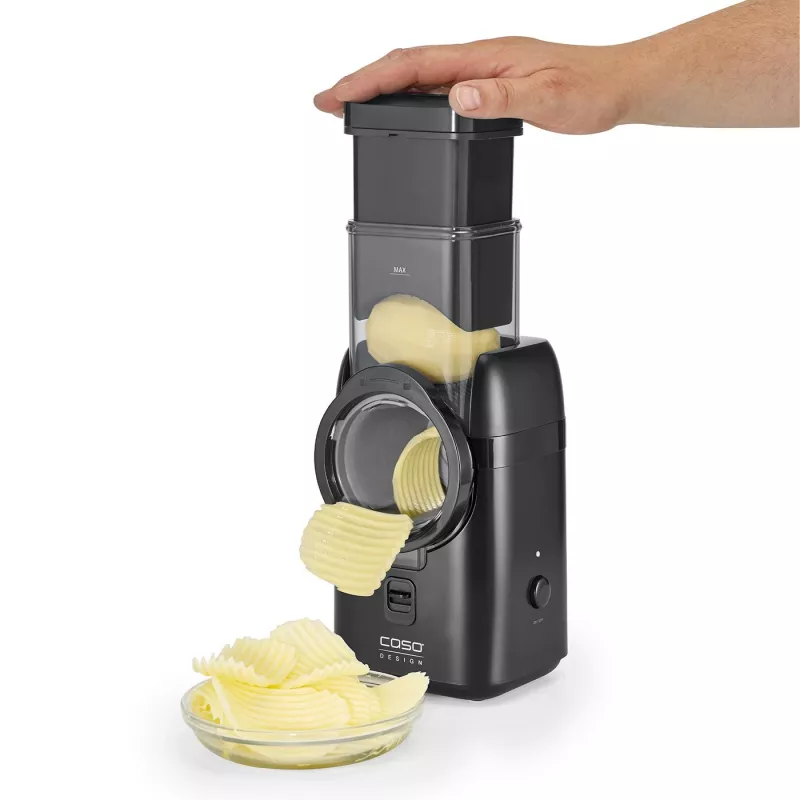 CASO elektrinė tarka ir pjaustyklė MultiSlicer, juoda, 80 W