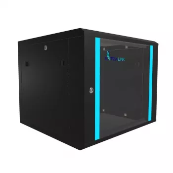 Sieninis stelažas Extralink 9U 600x600 juodas