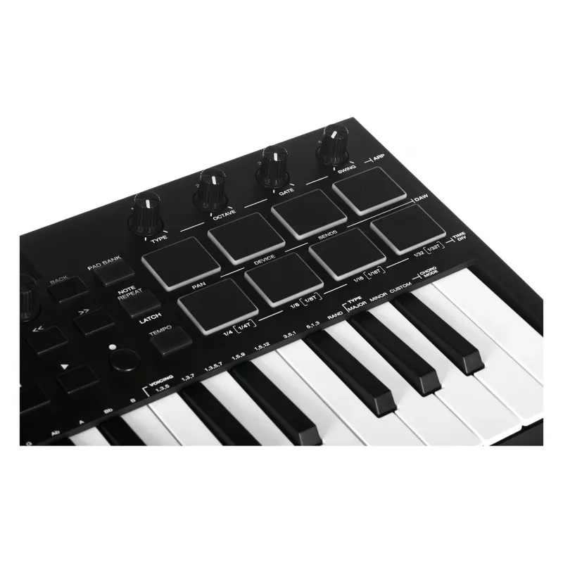 M-AUDIO Oxygen Pro Mini MIDI klaviatūra 32 klavišai USB juoda