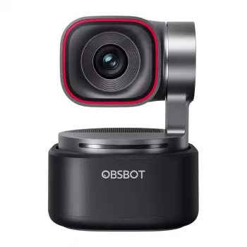 Internetinė kamera Obsbot Tiny 3 PTZ 4K – kompaktiška PTZ kamera srautiniam perdavimui ir konferencijoms