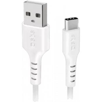 SBS USB duomenų kabelis mobiliesiems telefonams 2.0/Type C 1,5 m baltas - Laidas - Skaitmeninis/Duomenų