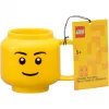 LEGO „Boy“ keraminis puodukas, mažas, geltonas