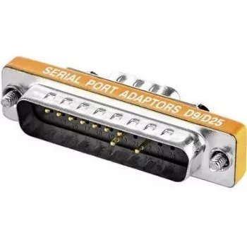 Serijinis adapterio kabelis Renkforce RF-4543257 — 1× SUB-D 9 kontaktų (kištukas) į 1× SUB-D 25 kontaktų (lizdas)