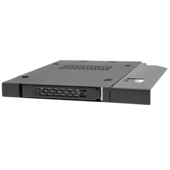 ICY Dock ToughArmor MB411SPO-B - Laufwerksschachtadapter - 13,30cm (5,25) Slim Line auf 2.5 (13,3 cm Slim Line auf 6,4 cm) - Schwarz (MB411SPO-B)