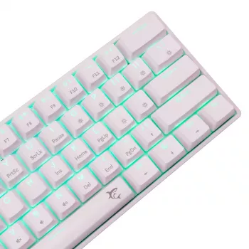 Mechaninė klaviatūra White Shark Shinobi-2 Brown Switch US išdėstymas – kompaktiškas dizainas, rudi jungikliai