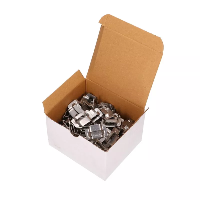 Extralink plieninis spaustukas 20 mm dantytai plieninei juostai