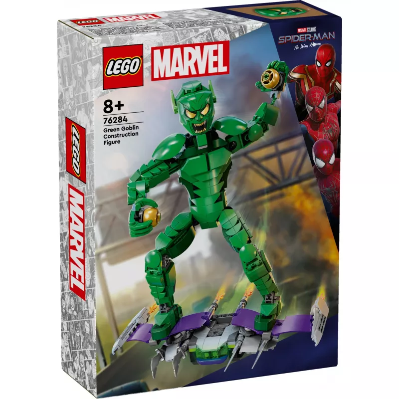 LEGO MARVEL 76284 Žaliasis Goblinas – konstruojama figūrėlė