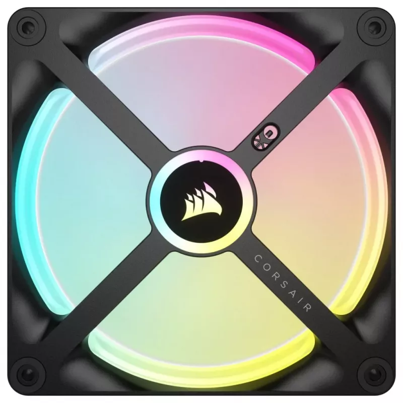 Ventiliatorių rinkinys Corsair iCUE LINK QX120 RGB 120mm PWM (3 vnt.) CO-9051004-WW