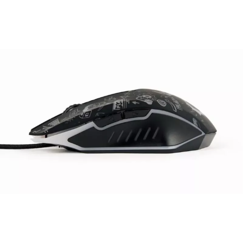 Pelė USB Optinė Juoda Gembird MUS-6B-GRAFIX-01