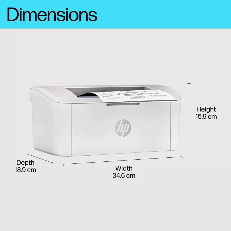 HP LaserJet Pro M110w spausdintuvas – A4 nespalvotas lazerinis, spausdinimas, WiFi, 20 ppm, 100–1000 puslapių per mėnesį