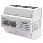 Qoltec trifazis dviejų krypčių skaitiklis | DIN bėgio energijos suvartojimo matuoklis | 400V | 100A | LCD | 4P