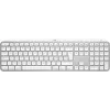 Logitech MX Keys S for Mac belaidė klaviatūra Office RF Wireless + Bluetooth QWERTZ vokiška Aliuminis Baltas