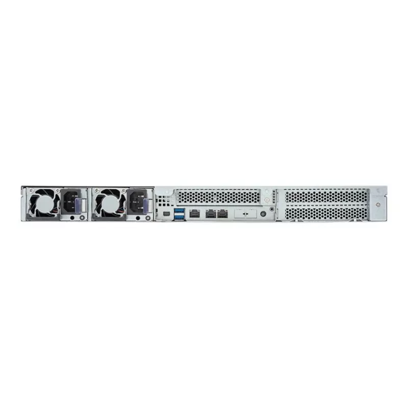 1U stelažo serverio platforma GIGABYTE R133-C13-ACG1 — AMD B650E pagrindinė plokštė, lizdas AM5, 4x DDR5 UDIMM lizdai, 800W perteklinis maitinimo šaltinis, 4x 2,5 colio/3,5 colio krepšeliai