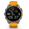 Garmin fenix 8 3.56 cm (1.4) AMOLED 47 mm Skaitmeninis 454 x 454 pikseliai Liečiamas ekranas Grafitas Wi-Fi GPS (palydovas)