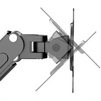 Maclean MC-860N Monitor Mount su dujine spyruokle, 13-27 colių, 8 kg, juoda