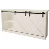 komoda 160x80x35 GRANERO baltas/blizgi balta