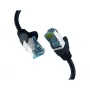 EFB-Elektronik RJ45 jungiamasis laidas Cat.7 juodas 0,5 m S/FTP PIMF tinklo kabelis LAN DSL