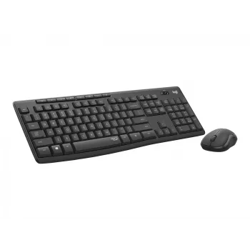 Logitech MK295 Silent - belaidis klaviatūros ir pelės rinkinys - 2,4 GHz - grafitas - vengriškas išdėstymas