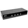 Eaton Tripp Lite 4 prievadų DisplayPort KVM jungiklis su garso kabeliais ir USB 3.0 SuperSpeed šakotuvu (B004-DPUA4-K)