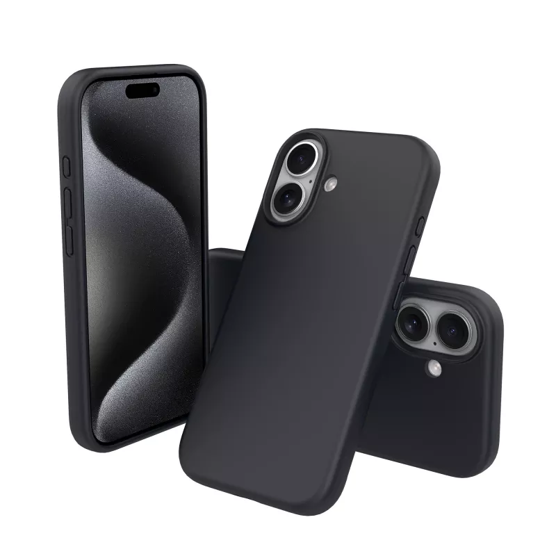 nevox StyleShell Shock 2523 dėklas iPhone 17 telefonui, juodas