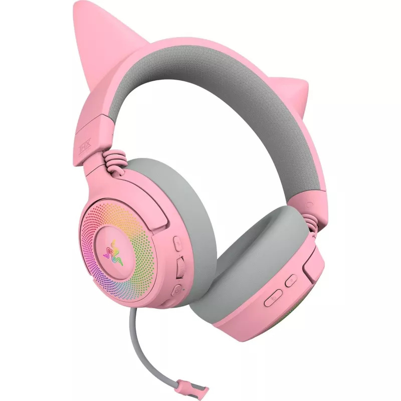 Ausinės Razer Kraken Kitty V3 Pro - Quartz