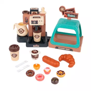 Extralink Toys Set Little Barista Ekspres Kawiarnia 40 EL