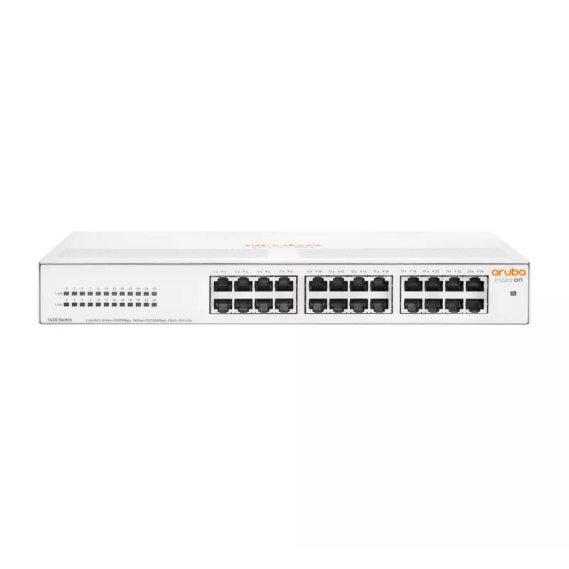 HPE Aruba Networking Aruba Instant On 1430 24G nevaldomas L2 Gigabit Ethernet (10/100/1000) jungiklis 1U baltas