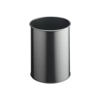 Šiukšliadėžė metalinė apvali 15 l Durable 3301-23