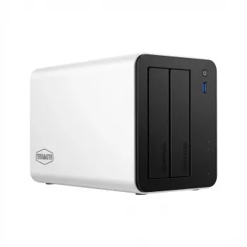 2-jų diskų NAS TERRAMASTER F2-425 PLUS, 8 GB DDR5 RAM, be diskų