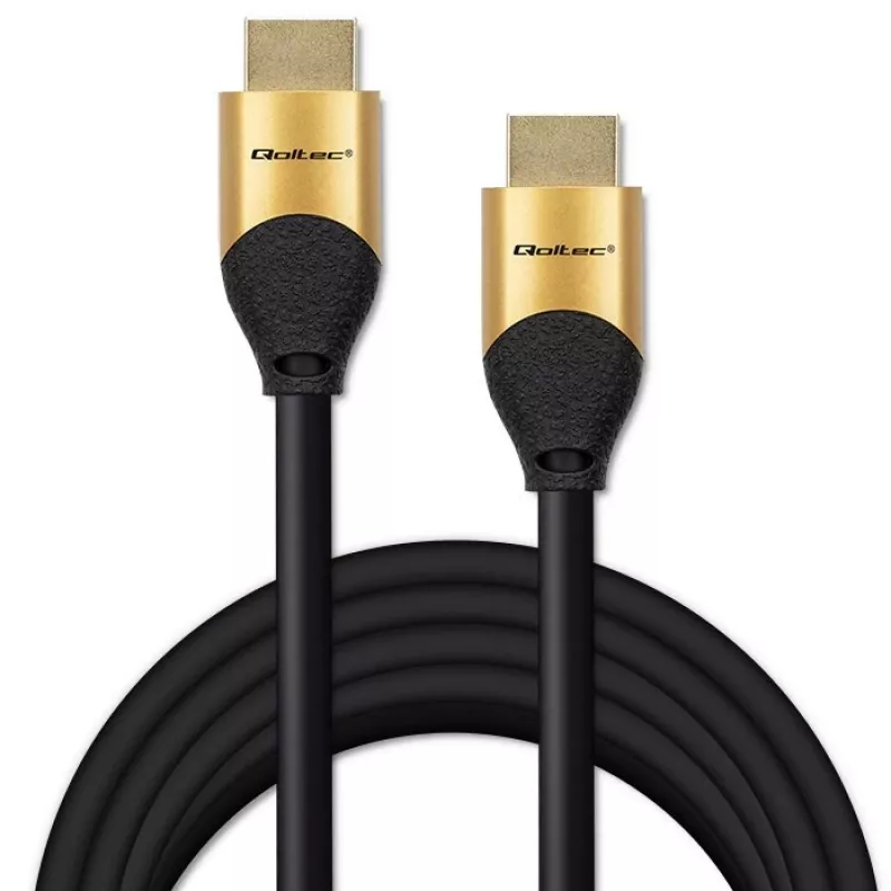 Qoltec 50357 HDMI kabelis 5 m HDMI A tipas (Standartinis) Juoda