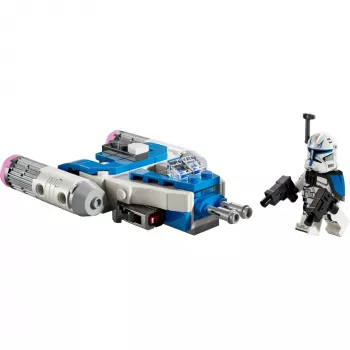 LEGO Star Wars „Kapitonas Reksas“ Y-Wing mikro naikintuvas – žaislinis laivas su minifigūrėle, 6+ metų berniukams