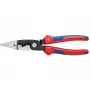 Kombinuotosios replės smailianosės Knipex 13 82 200