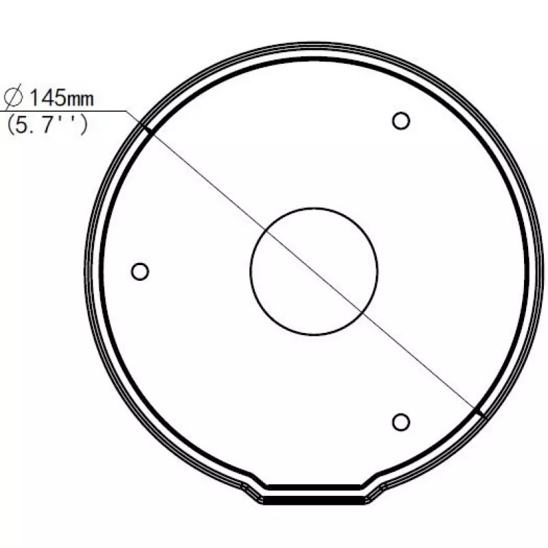 Jungiamoji dėžutė ALLNET Montagebox MiniDome ALL-CAM2495-LVEFN, skirta MiniDome kameroms