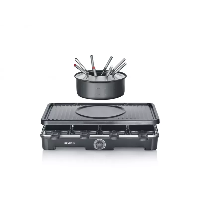 Raclette kepsninė Severin RG 2347 8 asmenims 1400 W juoda