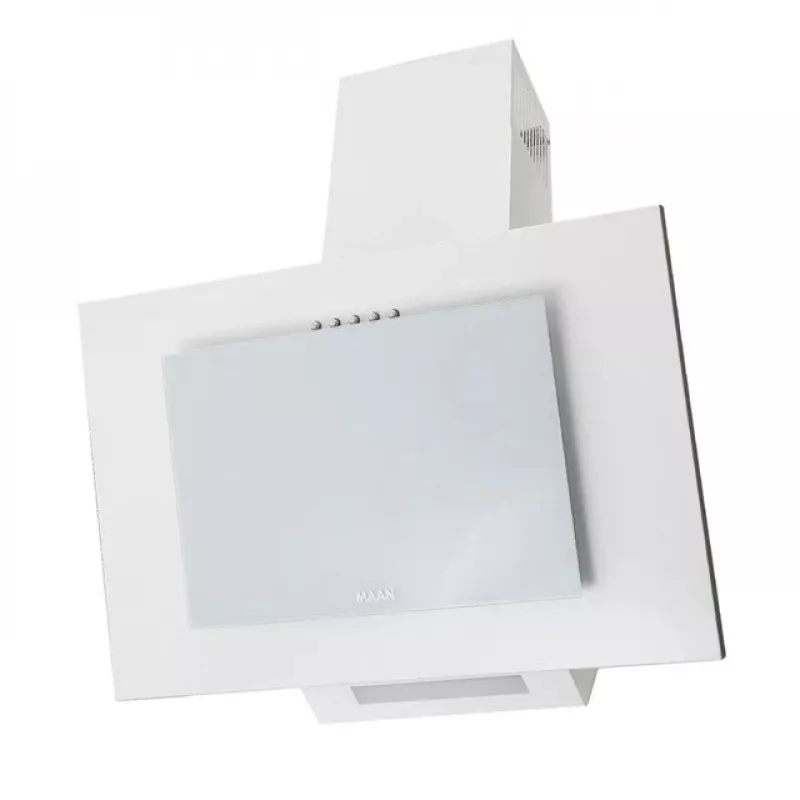 Kamininis gartraukis MAAN Vertical PG 60 — 59,6 cm, baltas, 320 m³/h, 3 greičiai, LED šviestuvai
