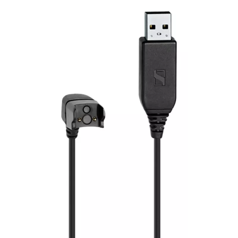 EPOS CH 30 USB įkrovimo laidas IMPACT 5000 ausinėms, juodas, 1,9 m, 33 g