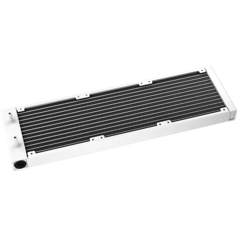 Vandens aušintuvas „all-in-one“ DeepCool LE360 WH V2 12 cm Baltas — 360 mm radiatorius, 3x120 mm ventiliatoriai, LGA 1851 palaikymas