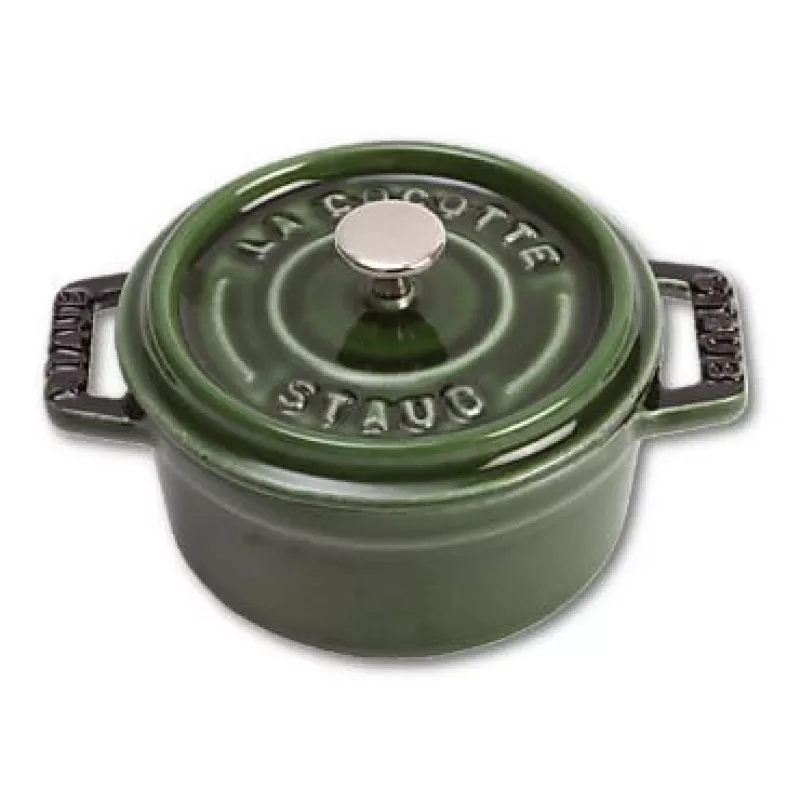 Staub 40509-804 mini cocotte 10 cm baziliko žalio ketaus
