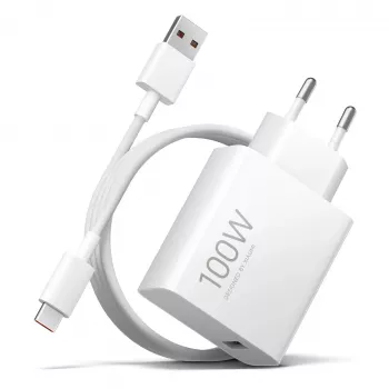 Sieninis įkroviklio rinkinys Xiaomi 100W Charging Combo (Type-A) EU – didelės galios USB Type-A adapteris