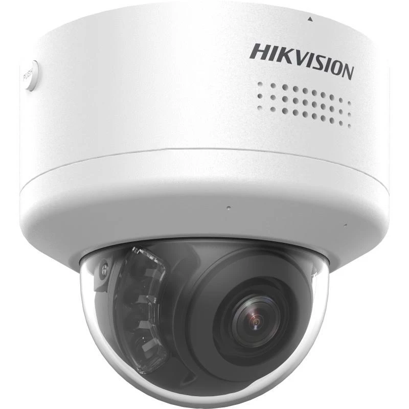 Dome IP stebėjimo kamera Hikvision DS-2CD2787G2H-LIPTRZS2U/SL — 8MP 3840×2160, motorizuotas 2.8–12 mm objektyvas, vidaus/lauko, lubų/sienos montavimas, balta