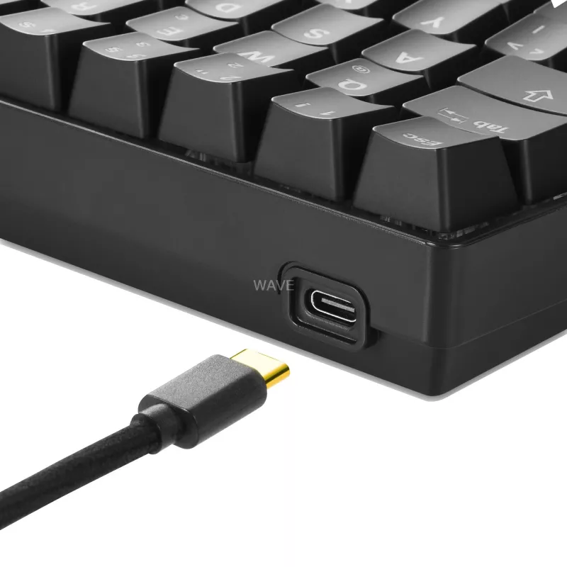 SKILLER SGK50 S4, Gaming klaviatūra juoda, PT išdėstymas, Kailh Red