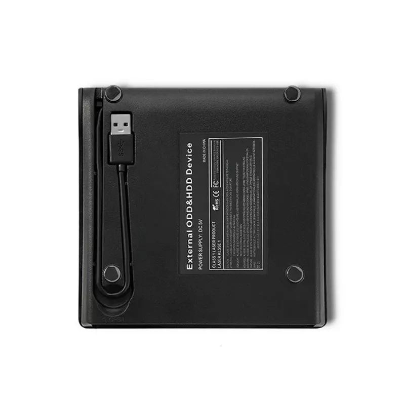 Išorinis DVD-RW įrenginys QOLTEC 51857 – USB 3.0, SATA sąsaja, DVD±R 8x, DVD±RW 4x, DVD-RAM 5x, CD 24x, juodas